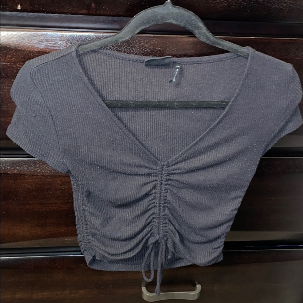 Urban Outfitters Black V-Neck Top